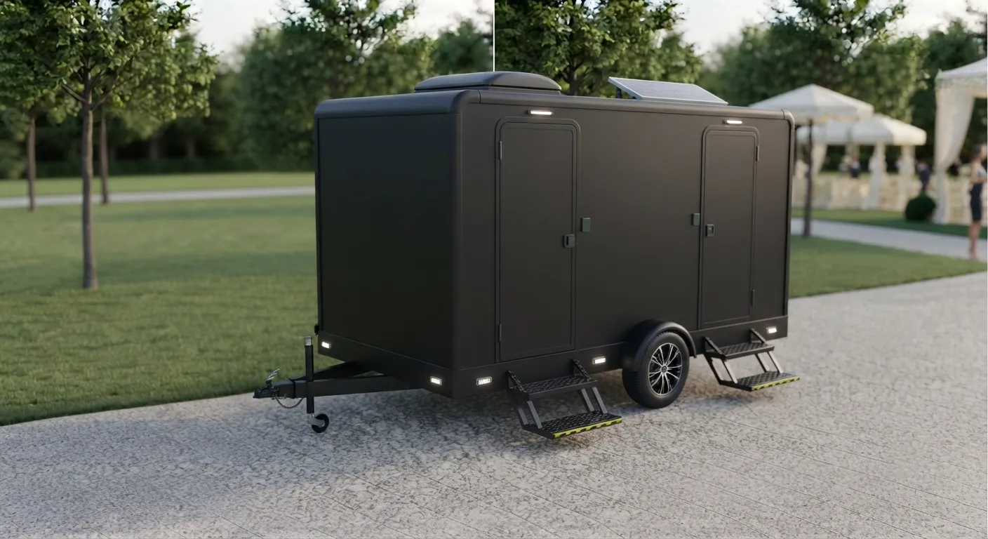 2 Stall Restroom Trailer in Amarillo, TX