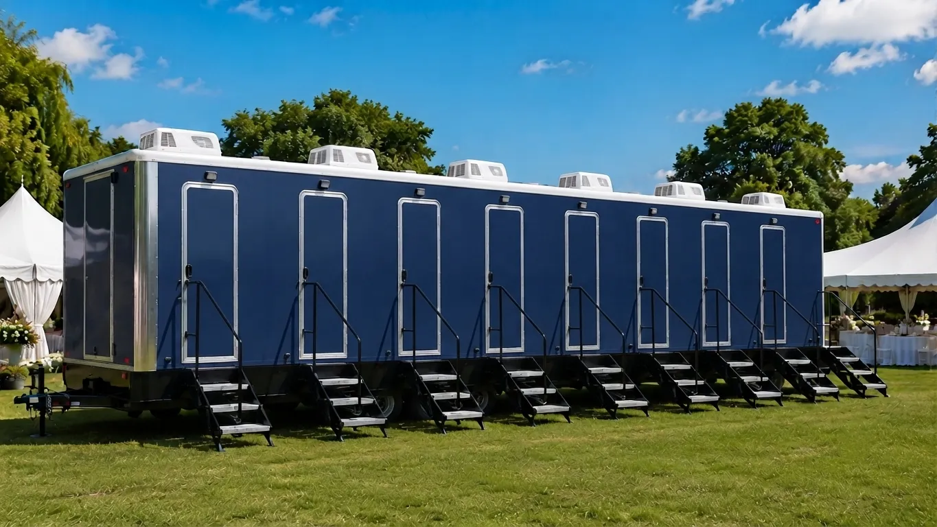 8 Stall Restroom Trailer in Amarillo, TX