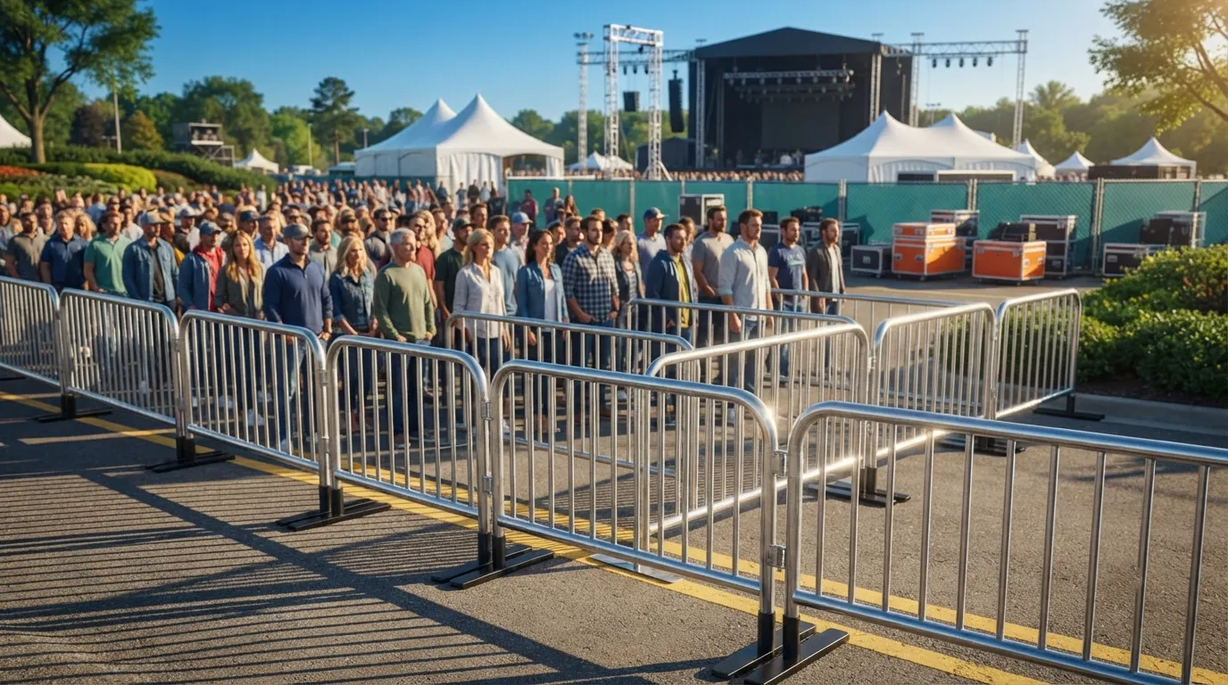 Crowd Control Barrier Rental in Amarillo, TX