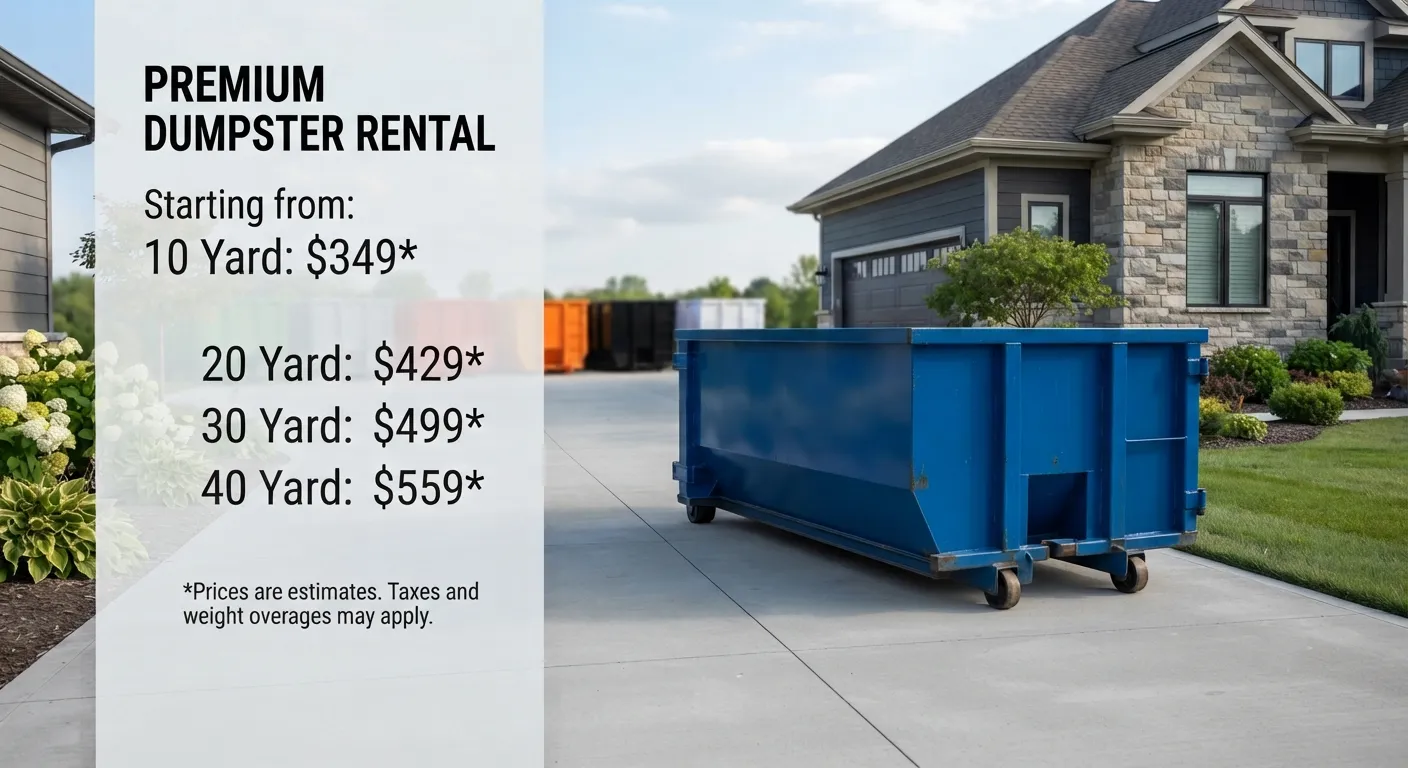 Dumpster Rental Cost in Amarillo, TX