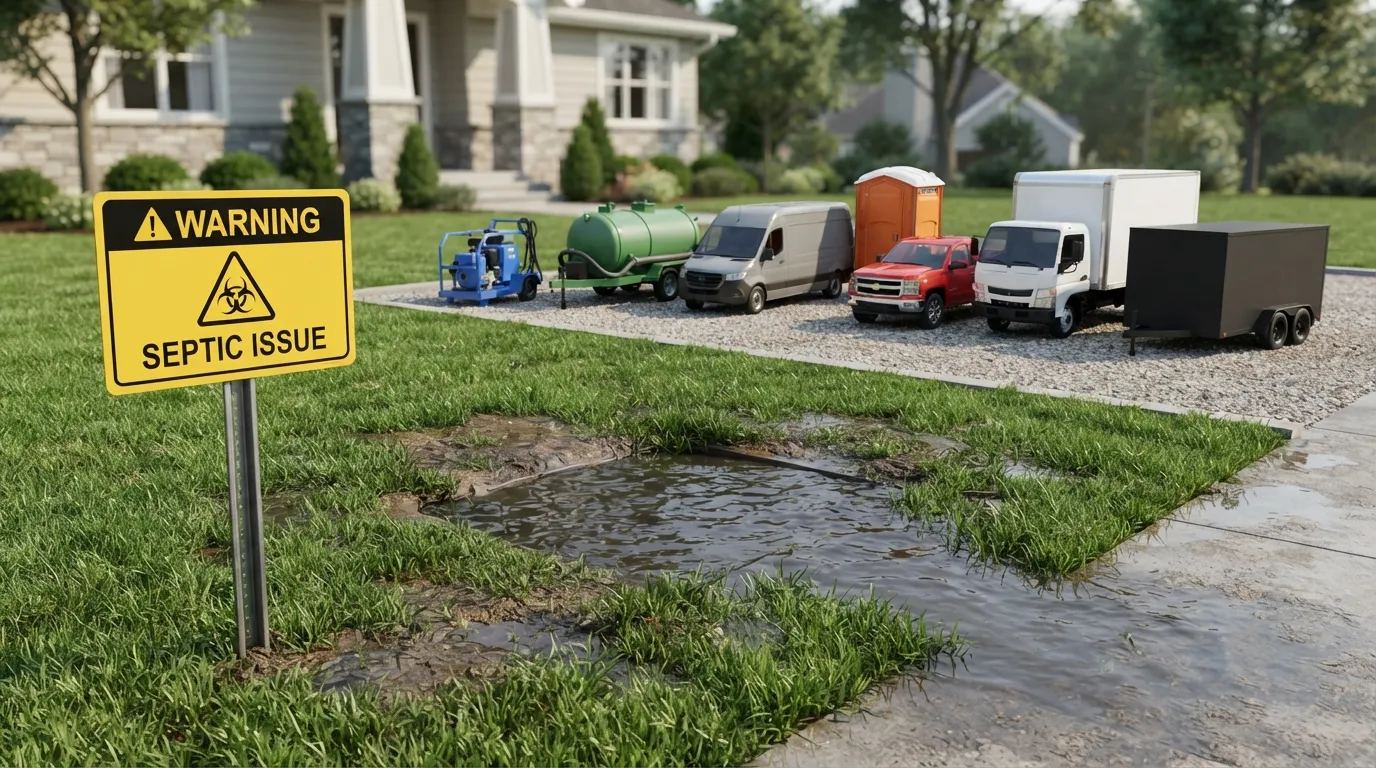 Septic Tank Warning Signs in Amarillo, TX